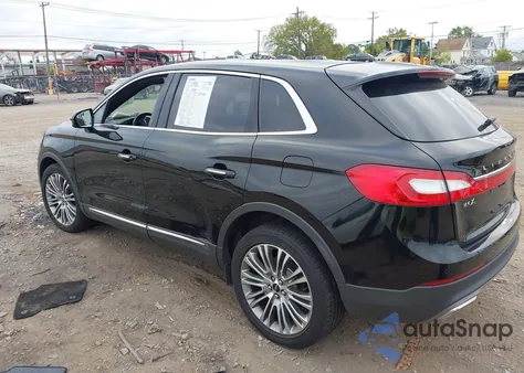 2017 Lincoln Mkx Reserve z USA, uszkodzony, nr VIN 2LMPJ8LR9HBL15362